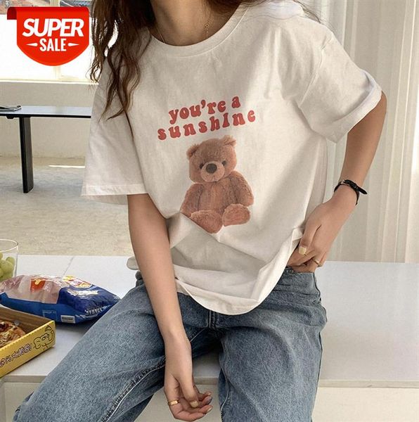 huang zheng cute bear letter printing t-shirt female korean version loose bottoming short-sleeved t79998 #yd4t, Black;gray
huang zheng cute bear letter printing t-shirt female korean version loose bottoming short-sleeved t79998 #yd4t, Black;gray