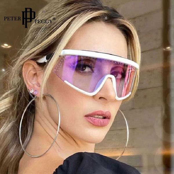 sunglasses fashion sports goggles women men oversized one piece sun glasses shades uv400 punk windproof, White;black
sunglasses fashion sports goggles women men oversized one piece sun glasses shades uv400 punk windproof, White;black