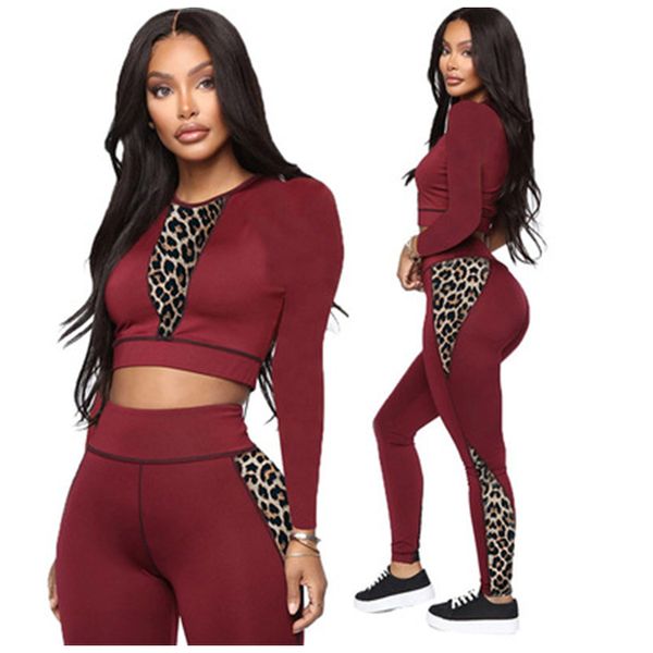 leopard print tracksuits women's sports suit sweatshirt and sweatpants jogging femme 2 pieces set sweatsuit, Gray
leopard print tracksuits women's sports suit sweatshirt and sweatpants jogging femme 2 pieces set sweatsuit, Gray