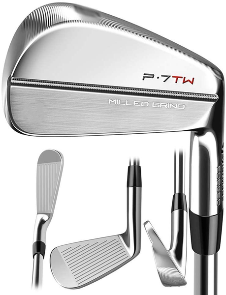 golf club p7tw irons set 3-9p (8pcs) flex s and r steel shaft with headcover complete of clubs