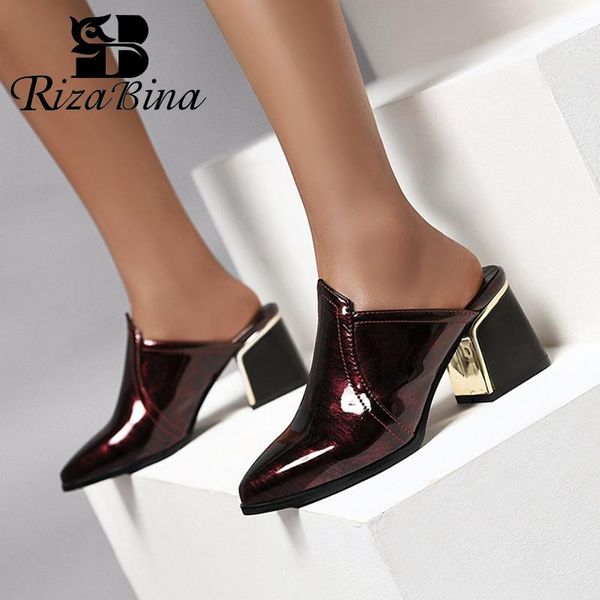 dress shoes rizabina women pumps fashion daily casual leather patchwork pattern party beach wedding footwear size 32-43, Black
dress shoes rizabina women pumps fashion daily casual leather patchwork pattern party beach wedding footwear size 32-43, Black