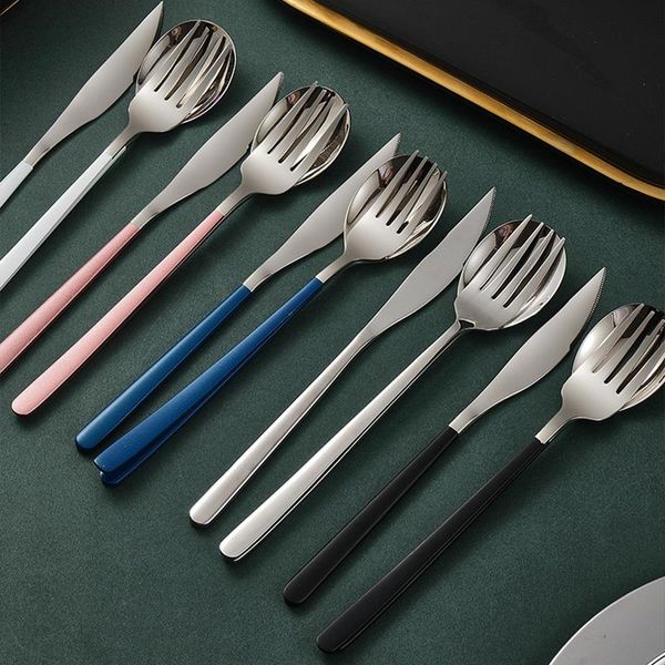 stainless steel western steak knife, fork and spoon three-piece set tableware cutlery dinnerware sets
stainless steel western steak knife, fork and spoon three-piece set tableware cutlery dinnerware sets