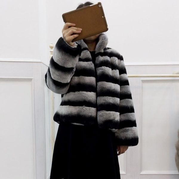 women's fur & faux rex coat winter warm fashion short design o-neck long-sleeve hair, Black
women's fur & faux rex coat winter warm fashion short design o-neck long-sleeve hair, Black
