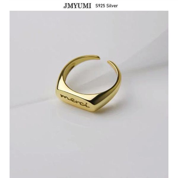 cluster rings 925 sterling silver for women couples creative jewelry vintage handmade letters ring party accessories gift, Golden;silver
cluster rings 925 sterling silver for women couples creative jewelry vintage handmade letters ring party accessories gift, Golden;silver