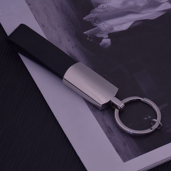 black leather high-quality keychain classic simple and delicate luxury car key ring zinc alloy lanyard gold metal small jewelry lover keyloo, Silver
black leather high-quality keychain classic simple and delicate luxury car key ring zinc alloy lanyard gold metal small jewelry lover keyloo, Silver