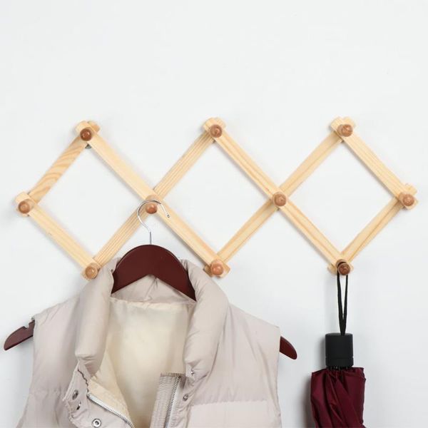 hangers & racks wooden wall hanger rack expandable 10 peg coat hat closet hook expanding fold shelf
hangers & racks wooden wall hanger rack expandable 10 peg coat hat closet hook expanding fold shelf