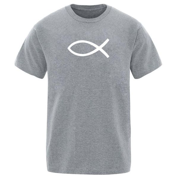 men's t-shirts man jesus fish simple printed mens solid color 2021 100% cotton t shirts crew neck hip hop summer short sleeve, White;black
men's t-shirts man jesus fish simple printed mens solid color 2021 100% cotton t shirts crew neck hip hop summer short sleeve, White;black