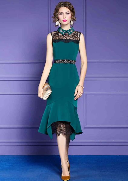 dress fashion celebrity inspired women turn-down collar lace patchwork sleeveless midi party mermaid dress green purple 3xl, Black;gray
dress fashion celebrity inspired women turn-down collar lace patchwork sleeveless midi party mermaid dress green purple 3xl, Black;gray
