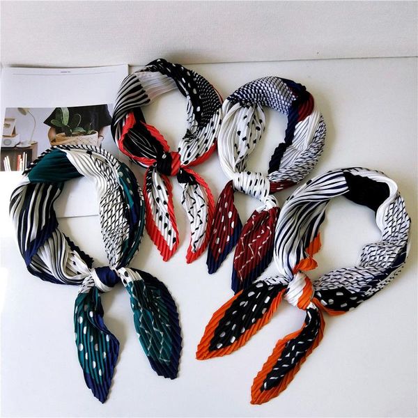 scarves 2021 summer polka dot printed crinkle silk hijab scarf women small square pleated neck hair satin scarfs for ladies 70x70cm, Blue;gray
scarves 2021 summer polka dot printed crinkle silk hijab scarf women small square pleated neck hair satin scarfs for ladies 70x70cm, Blue;gray