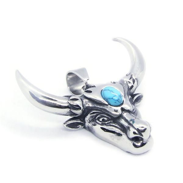 pendants personal design bull head men pendant 316 stainless steel fashion stone necklace, Black
pendants personal design bull head men pendant 316 stainless steel fashion stone necklace, Black