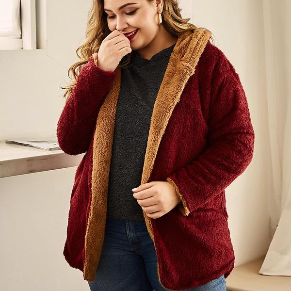 women's hoodies & sweatshirts 2021 autumn and winter ladies hooded trend flocking loose plus size solid color plush warm coat women ca, Black
women's hoodies & sweatshirts 2021 autumn and winter ladies hooded trend flocking loose plus size solid color plush warm coat women ca, Black