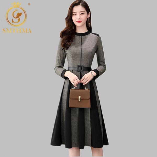 autumn and winter women long sleeve party dress tweed patchwork vintage dresses vestidos belt 210520, Black;gray
autumn and winter women long sleeve party dress tweed patchwork vintage dresses vestidos belt 210520, Black;gray