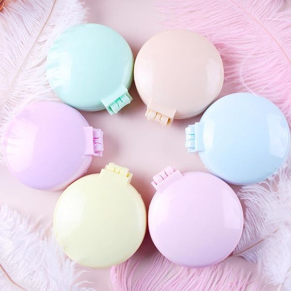 hair brushes 2 pcs folding travel mirror with round end bristles compact pocket paddle comb gift for girl women sk88, Silver
hair brushes 2 pcs folding travel mirror with round end bristles compact pocket paddle comb gift for girl women sk88, Silver