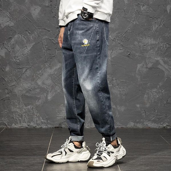 plus size 5xl 6xl 7xl elastic waist denim pants male brand trousers chinos 46 2021 spring autumn men's harem jeans for men, Blue
plus size 5xl 6xl 7xl elastic waist denim pants male brand trousers chinos 46 2021 spring autumn men's harem jeans for men, Blue