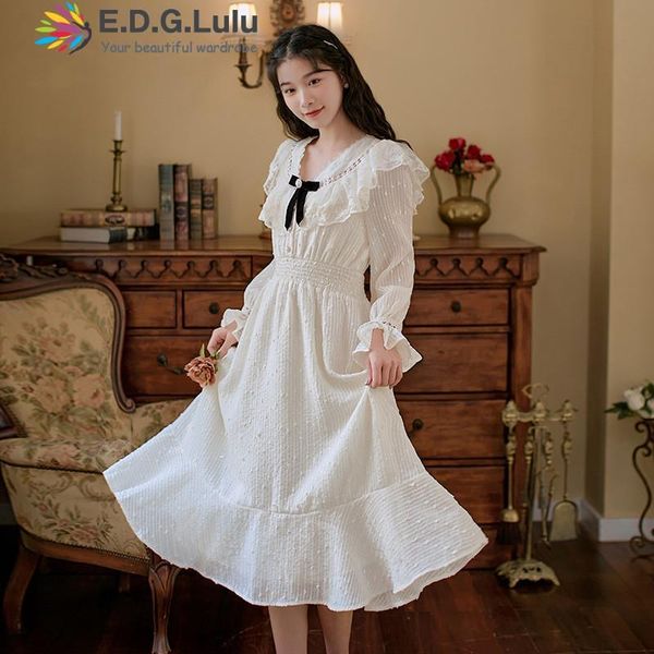 casual dresses edglulu v-neck bow ruffle lace patchwork long sleeve for women 2021 chic elegant party midi white dress 0819, Black;gray
casual dresses edglulu v-neck bow ruffle lace patchwork long sleeve for women 2021 chic elegant party midi white dress 0819, Black;gray