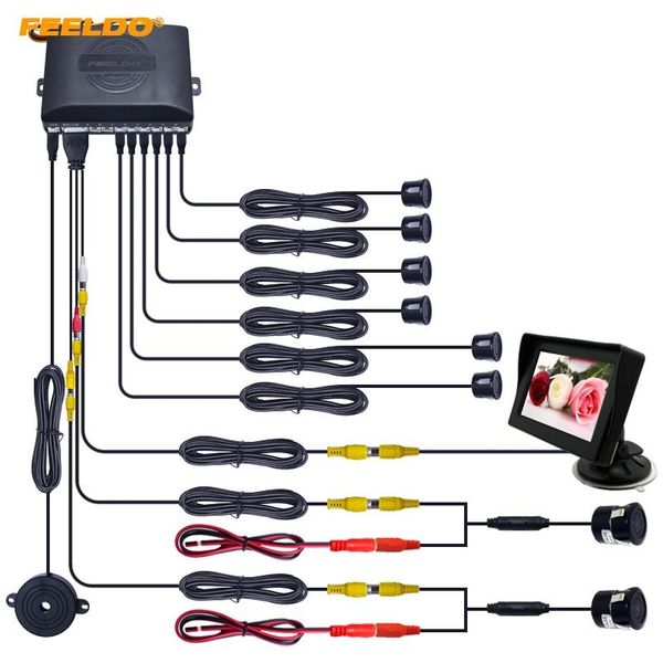 car rear view cameras& parking sensors feeldo 1set 4.3" windshield monitor 6-sensor sensor 2x ccd camera dual video rearview system #ct
car rear view cameras& parking sensors feeldo 1set 4.3" windshield monitor 6-sensor sensor 2x ccd camera dual video rearview system #ct