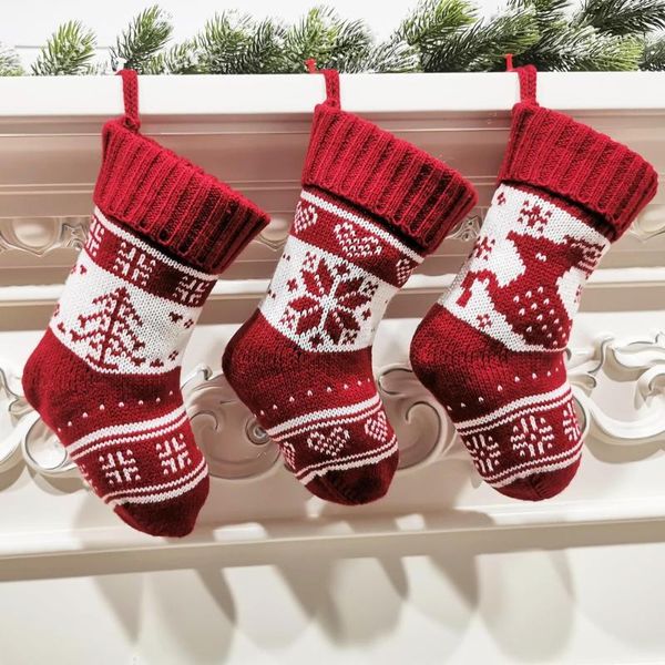 christmas decorations year stocking bag gift candy tree decor elk knitted socks xmas home fireplace decoration
christmas decorations year stocking bag gift candy tree decor elk knitted socks xmas home fireplace decoration