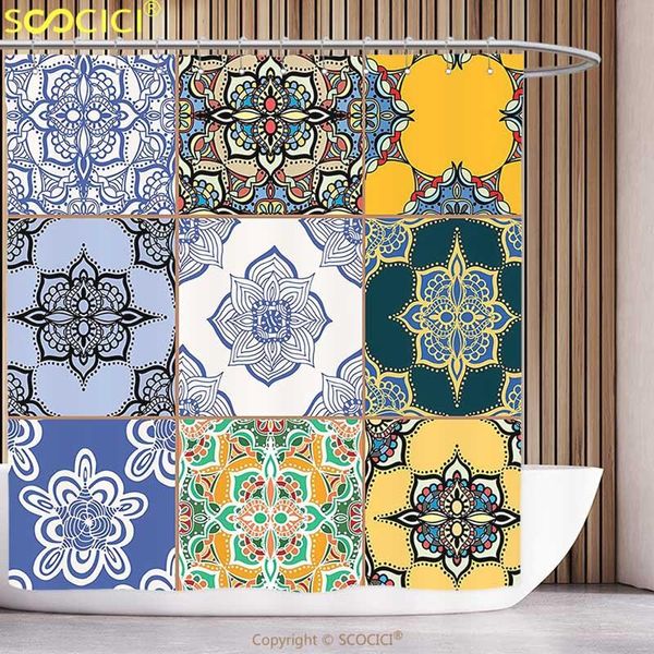 shower curtains decorative curtain moroccan decor multi set of islamic and portuguese tile patterns in various tones textures boho
shower curtains decorative curtain moroccan decor multi set of islamic and portuguese tile patterns in various tones textures boho