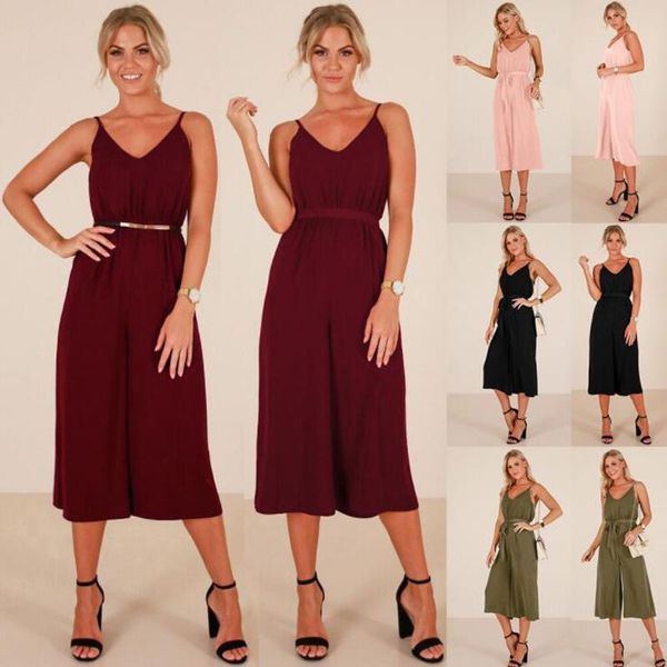 women's jumpsuits & rompers strap v-neck strappy women jumpsuit fashion style casual lace up combinaison femme four colors bodysuit, Black;white
women's jumpsuits & rompers strap v-neck strappy women jumpsuit fashion style casual lace up combinaison femme four colors bodysuit, Black;white