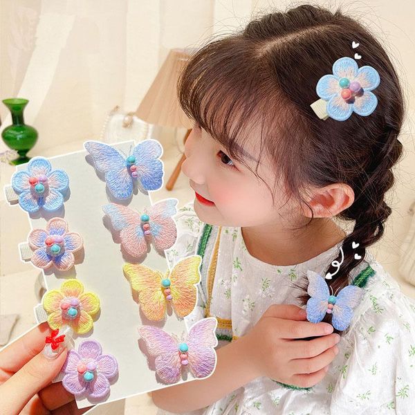 hair accessories fashion embroidery flower butterfly hairpin clip for girls cute yellow blue pins ornament children, Slivery;white
hair accessories fashion embroidery flower butterfly hairpin clip for girls cute yellow blue pins ornament children, Slivery;white