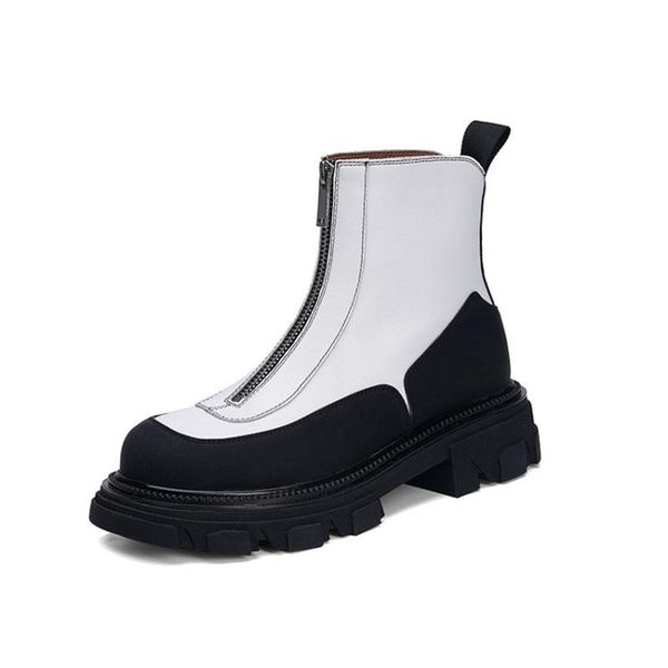 boots round toe zipper chunky heel women ankle slip on outside cool short, Black
boots round toe zipper chunky heel women ankle slip on outside cool short, Black
