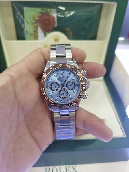 with original box stainless steel sapphire 116506 men's watch 40mm ceramic bezel blue dial automatic mens watches no chronograph, Slivery;brown
with original box stainless steel sapphire 116506 men's watch 40mm ceramic bezel blue dial automatic mens watches no chronograph, Slivery;brown