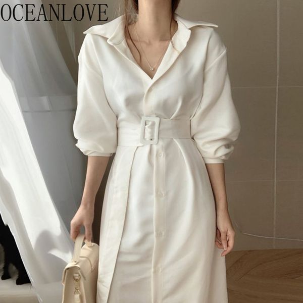 office lady work women dresses elegant belt fashion solid vestidos spring summer robe long dress retro 16816 210415, Black;gray
office lady work women dresses elegant belt fashion solid vestidos spring summer robe long dress retro 16816 210415, Black;gray