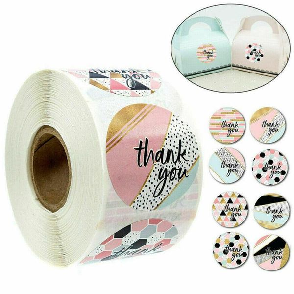thank you stickers seal labels 500pcs/roll round label for package personalized decoration stationery sticker gift wrap
thank you stickers seal labels 500pcs/roll round label for package personalized decoration stationery sticker gift wrap