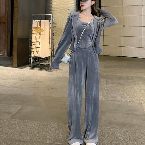 women's two piece pants casual sports three set women autumn hooded jacket coat + short vest and long sweatpants tracksuit 3, White
women's two piece pants casual sports three set women autumn hooded jacket coat + short vest and long sweatpants tracksuit 3, White