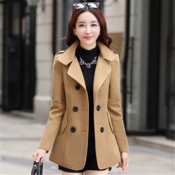 women's wool & blends autumn winter female korean slim blazer double-breasted cotton coat women solid button jacket suit, Black
women's wool & blends autumn winter female korean slim blazer double-breasted cotton coat women solid button jacket suit, Black