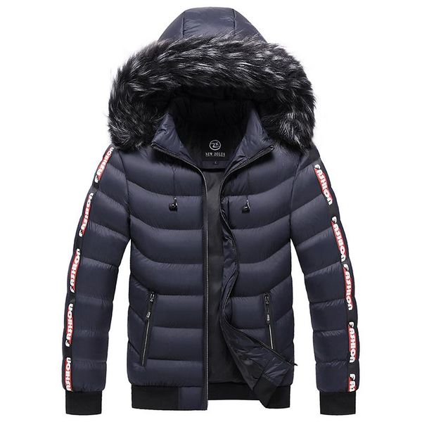 men's down & parkas winter men plus velvet parka coat fur collar hooded thick warm jacket multi-pocket casual m-5xl, Black
men's down & parkas winter men plus velvet parka coat fur collar hooded thick warm jacket multi-pocket casual m-5xl, Black