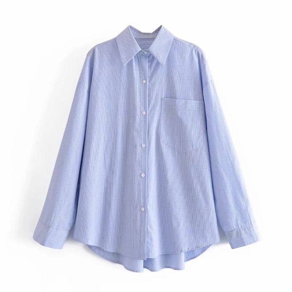 fashion women single pocket oversized striped shirt female long sleeve blouse casual lady loose blusas s8721 210430, White
fashion women single pocket oversized striped shirt female long sleeve blouse casual lady loose blusas s8721 210430, White