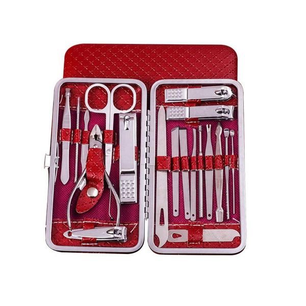 nail art kits 19pcs stainless steel sharp grooming cutter cuticle nipper with travel case household manicure set clippers gift pedicure
nail art kits 19pcs stainless steel sharp grooming cutter cuticle nipper with travel case household manicure set clippers gift pedicure