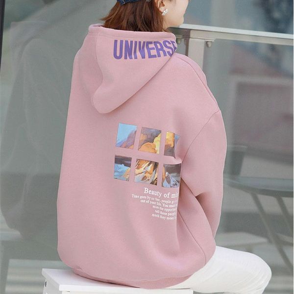 women's hoodies & sweatshirts harajuku women solid colors korean hooded female 2021 cotton thicken warm lady autumn fashion, Black
women's hoodies & sweatshirts harajuku women solid colors korean hooded female 2021 cotton thicken warm lady autumn fashion, Black