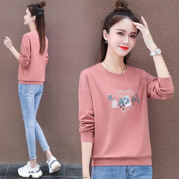 sweater 2021 autumn women's loose korean edition long-sleeved western-style round collar printed thin coat hoodies & sweatshirts, Black
sweater 2021 autumn women's loose korean edition long-sleeved western-style round collar printed thin coat hoodies & sweatshirts, Black