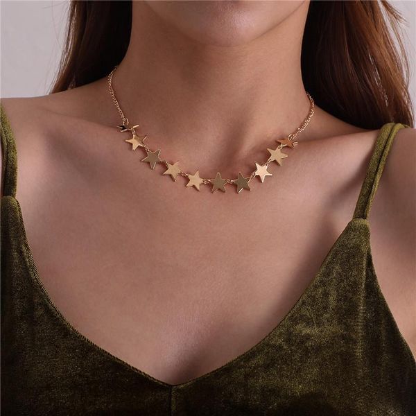 pendant necklaces 2021 trendy star choker necklace for women,gold chain chokers bohemian jewelry,famale fashion gift, Silver
pendant necklaces 2021 trendy star choker necklace for women,gold chain chokers bohemian jewelry,famale fashion gift, Silver