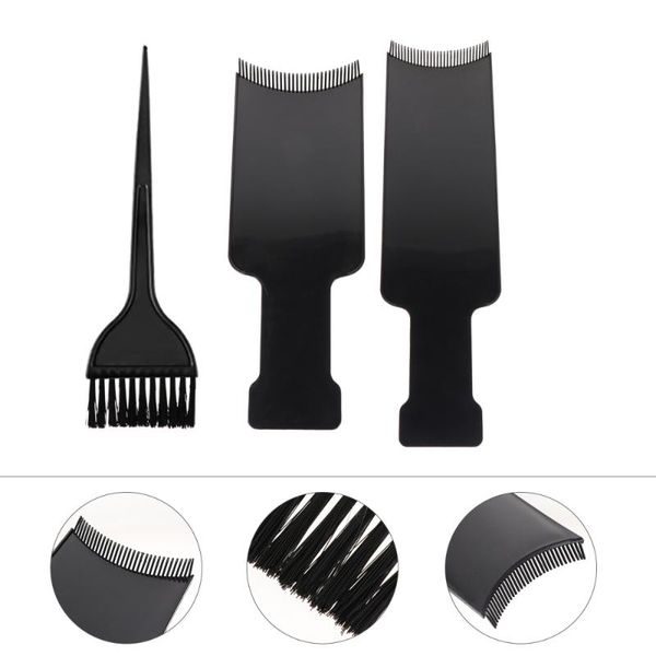 hair brushes 3pcs highlighting board brush kit coloring dyeing flat comb, Silver
hair brushes 3pcs highlighting board brush kit coloring dyeing flat comb, Silver