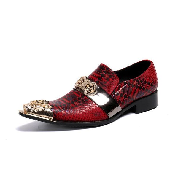 zapato hombre genuine leather men dress shoes red crocodile print lace up business office italian wedding male, Black
zapato hombre genuine leather men dress shoes red crocodile print lace up business office italian wedding male, Black