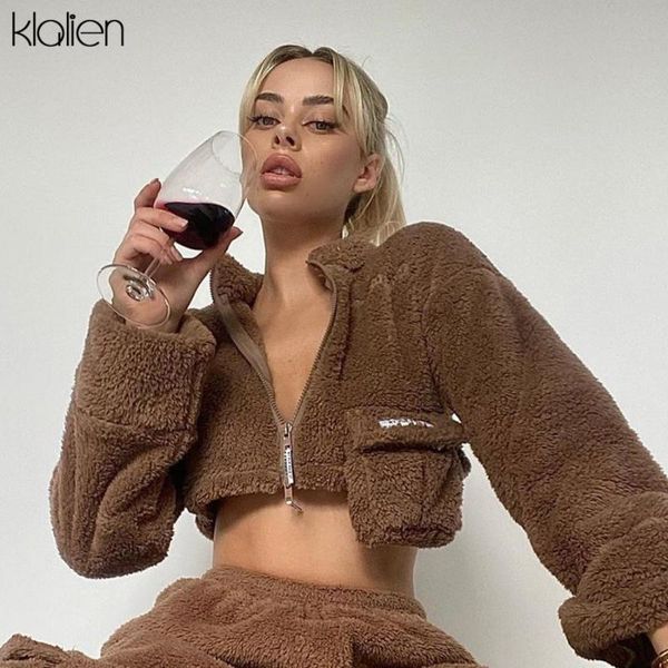 women's jackets klalien autumn fashion zipper women short coat long sleeve turtleneck slim solid plush simple street korean female jack, Black;brown
women's jackets klalien autumn fashion zipper women short coat long sleeve turtleneck slim solid plush simple street korean female jack, Black;brown