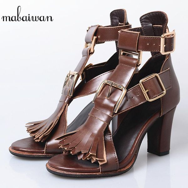 mabaiwan women shoes summer sandals genuine leather high heels casual woman feminino tassel gladiator opean toe pumps, Black
mabaiwan women shoes summer sandals genuine leather high heels casual woman feminino tassel gladiator opean toe pumps, Black