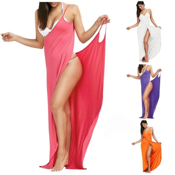 summer fashion women bandage skirt multicolored beach dress for vacation 2021 women's swimwear, White;black
summer fashion women bandage skirt multicolored beach dress for vacation 2021 women's swimwear, White;black