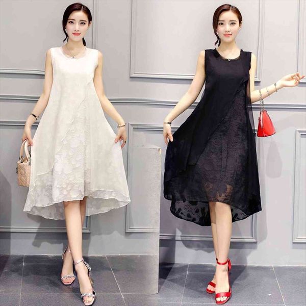 large size silk summer women dress irregular sleeveless plus long loose mulberry 5xl, Black;gray
large size silk summer women dress irregular sleeveless plus long loose mulberry 5xl, Black;gray