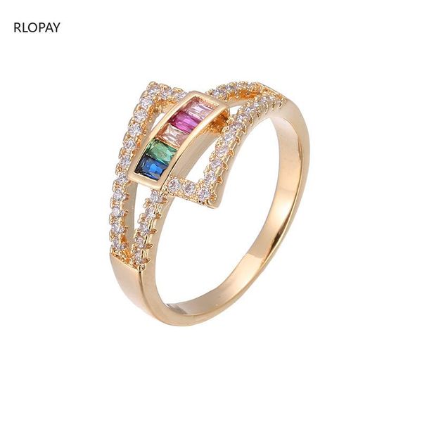 wedding rings colorful rainbow cz gold ring for women girls fashion engagement band charm party jewelry couple, Slivery;golden
wedding rings colorful rainbow cz gold ring for women girls fashion engagement band charm party jewelry couple, Slivery;golden