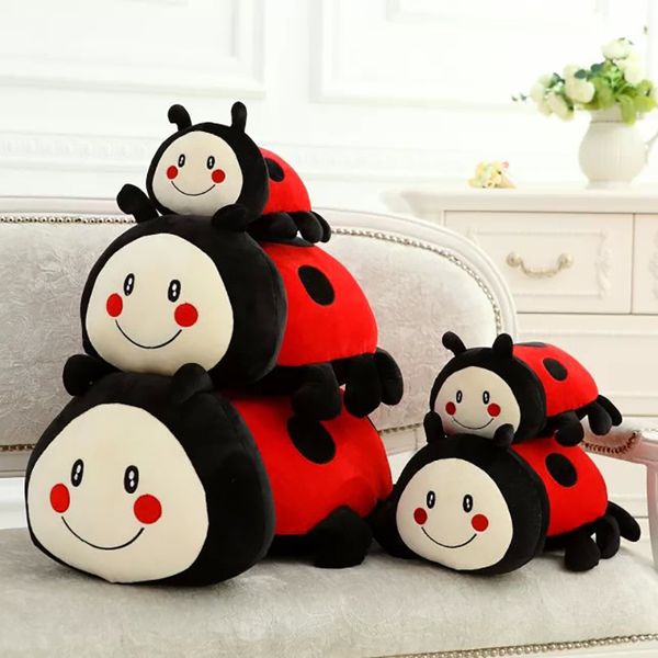 smile ladybird cartoon plush toy cute red color family animals dolls kids plushie gift 30/40/50/60cm
smile ladybird cartoon plush toy cute red color family animals dolls kids plushie gift 30/40/50/60cm