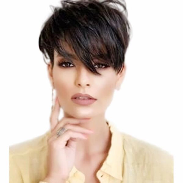 human hair none lace front wig bob short part style brazilian straight silky black wigs, Black;brown
human hair none lace front wig bob short part style brazilian straight silky black wigs, Black;brown