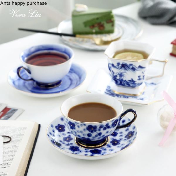 mugs creative blue and white porcelain tea cup coffee mug household high-end saucer set ceramic water art home decoration
mugs creative blue and white porcelain tea cup coffee mug household high-end saucer set ceramic water art home decoration