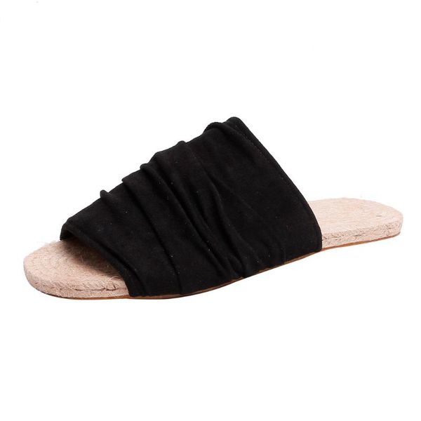 slippers women summer slip-on flat weaving open toe beach breathable slipper rome shoe fashion round outside apr 8, Black
slippers women summer slip-on flat weaving open toe beach breathable slipper rome shoe fashion round outside apr 8, Black