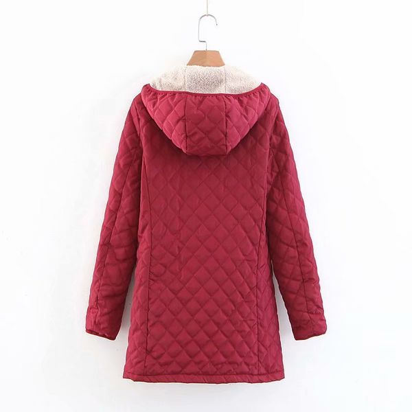 women's jackets women winter hooded jacket lamb wool warm cotton padded basic coat plus size 3xl mid-long parkas ladies overcoat a, Black;brown
women's jackets women winter hooded jacket lamb wool warm cotton padded basic coat plus size 3xl mid-long parkas ladies overcoat a, Black;brown
