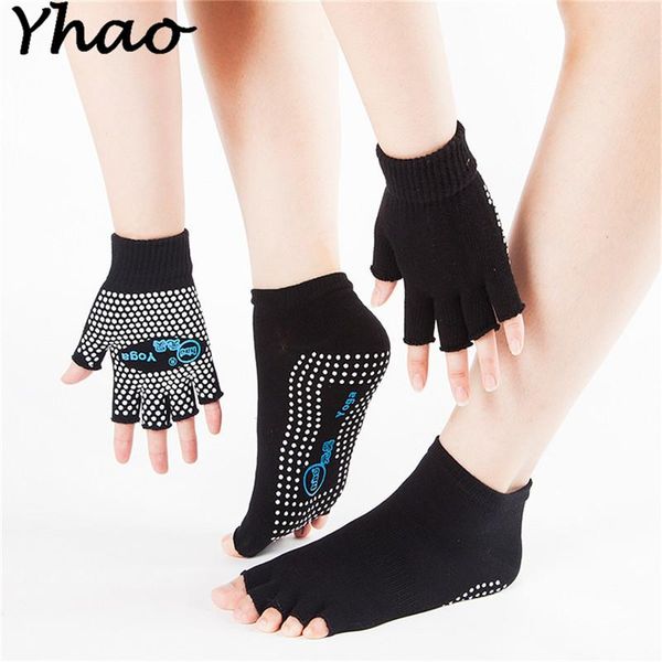 sports socks yhao professional good grip cotton non-slip yoga toe socks&gloves set for pilates women, Black
sports socks yhao professional good grip cotton non-slip yoga toe socks&gloves set for pilates women, Black