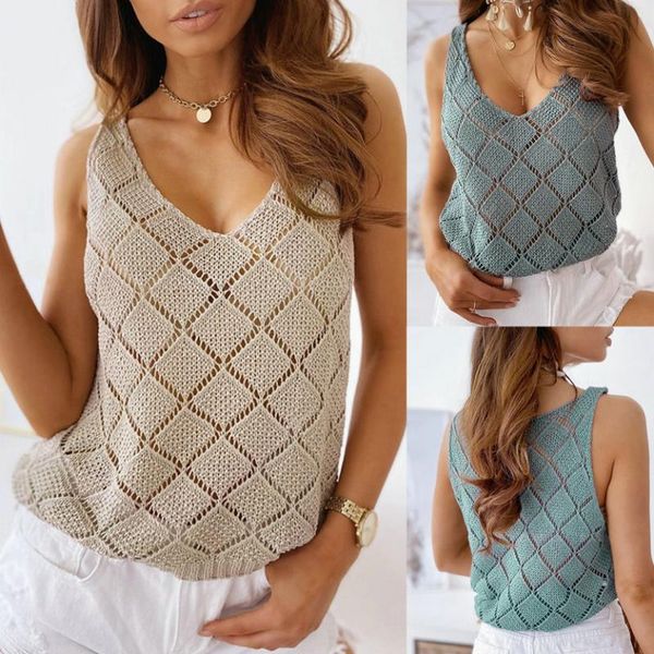 casual women thin summer sweater v-neck sleeveless hollow out translucent pullover tank femme women's sweaters, White;black
casual women thin summer sweater v-neck sleeveless hollow out translucent pullover tank femme women's sweaters, White;black